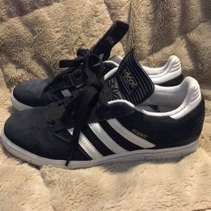 Suede Adidas Busenitz Sneakers in Navy Blue